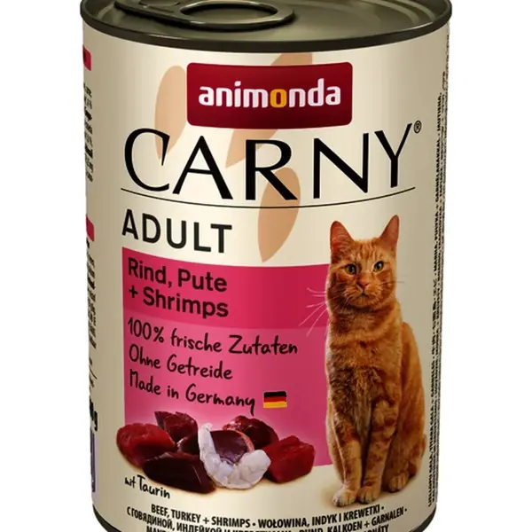Animonda Cat Carny Adult, hovězí, krůta a krevety 400 g (83724)