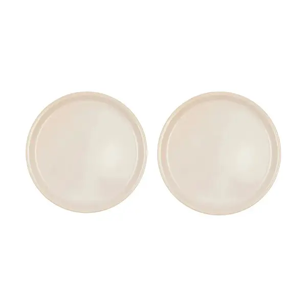 Sada talířů OYOY Yuka 27 x 27 x 1,9 cm 2-pack béžová barva