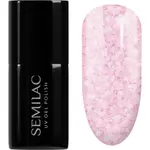 Semilac UV Hybrid Crushed_ICE gélový lak na nechty s použitím UV/LED lampy odtieň 491 Strawberry Ice 7 ml