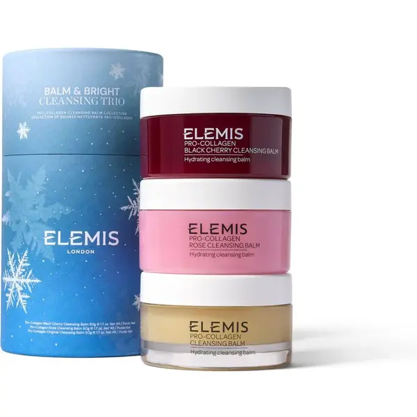 Elemis Holiday Collection Balm & Bright Cleansing Trio dárková sada