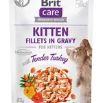 Brit Care Kitten Fillets in Gravy - Turkey 24 x 85 g