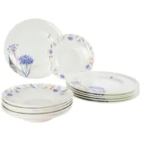 Novel JÍDELNÍ SOUPRAVA jemný kostní porcelán (fine bone china) keramika