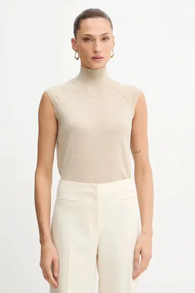 Vlněná vesta BOSS Fipini