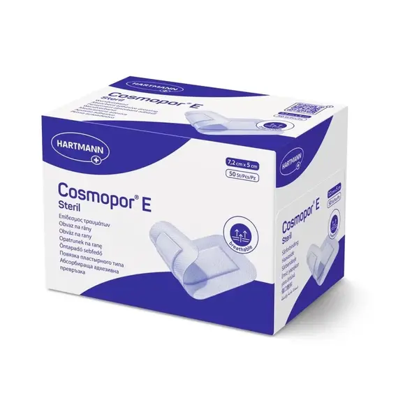 Rychloobvaz Cosmopor E sterilní 7,2 x 5 cm 50ks