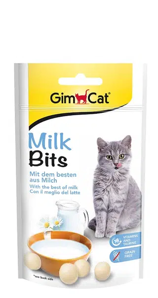 GimCat Milk Bits 40 g  dátum spotreby: 31.10.2025