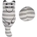 Flamingo hračka pre mačky - šedá mačka 1 ks