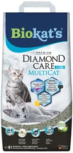 GimCat Biokat's Diamond Care MultiCat Fresh stelivo pro kočky 2 x 8 l