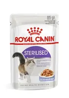 Royal Canin Sterilised Jelly - vlhké krmivo pro kočky v želé 85 g