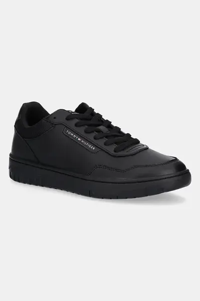 Kožené tenisky Tommy Hilfiger TH BASKET CORE LTH