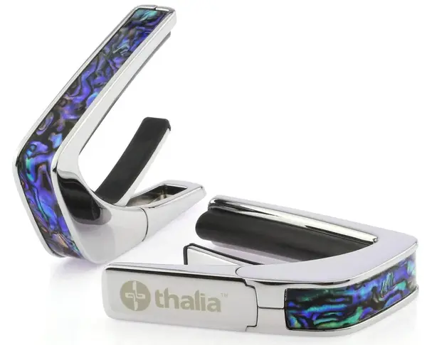Thalia Shell Collection Blue Abalone Chrome