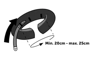 Flamingo límec Velikost S: 20-25 cm