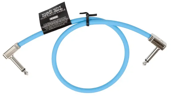 Ernie Ball Flex Patch Cable 18" Blue