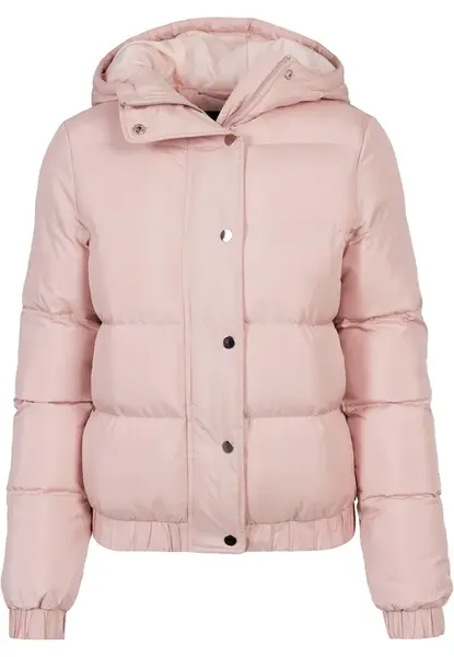 Women's pink hooded jacket