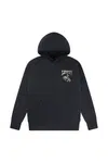 Dětská mikina Levi's RODEO READY HOODIE černá barva, s kapucí, s potiskem, 8EN965