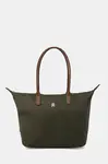 Kabelka Tommy Hilfiger zelená barva, AW0AW17711