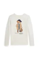 Bavlněné tričko s dlouhým rukávem Polo Ralph Lauren