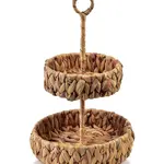 Dekorativní podnos Affek Design Amparo 20 x 15 x 31 cm hnědá barva