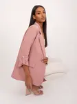 Dusty růžové podšité sako OCH BELLA