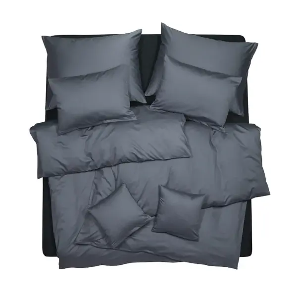 SCANquilt povlečení EXCLUSIVE TENCEL PLUS šedá 140 x 200/70 x 90 cm