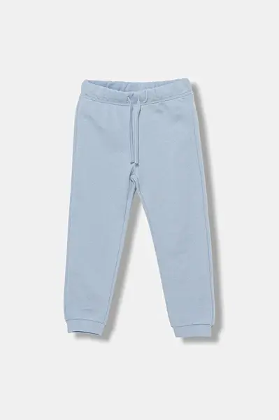 Dětské bavlněné tepláky United Colors of Benetton modrá barva, 3J70GF01N