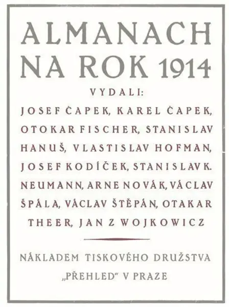 Almanach na rok 1914 - Erik Gilk