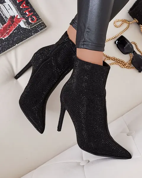 Resti Women's Lekirisa Zirconia Stiletto Boots