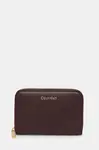 Peněženka Calvin Klein dámská, vínová barva, LV04F1091G
