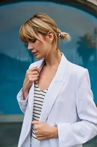 Marisse Women's Jacket L-Mr-4616 White