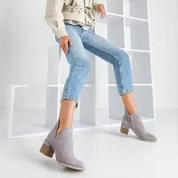 Resti Gray women's ankle boots Jeneuer - Footwear