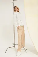 Marisse Women's Sweatshirt L-Bl-4318 Off White