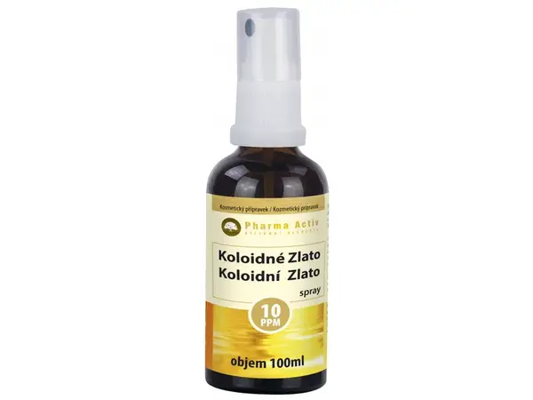 Pharma Activ Koloidní zlato 10ppm sprej 100 ml