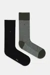 Ponožky Tommy Hilfiger 2-pack zelená barva, 701236313
