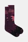 Lyžařské ponožky Smartwool fialová barva, SW002908