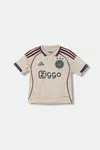 Dětské polo tričko adidas Performance AJAX béžová barva, s aplikací, JI9572