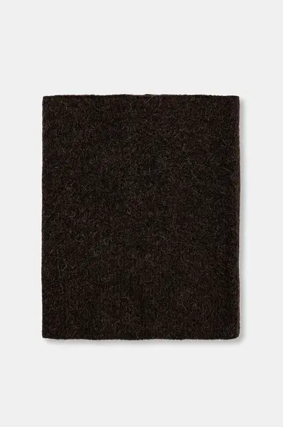 Vlněný nákrčník Sessun hnědá barva, 24115003