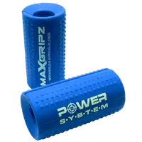 Power System Gripy na posilovací tyč MAX GRIPZ modré - XL
