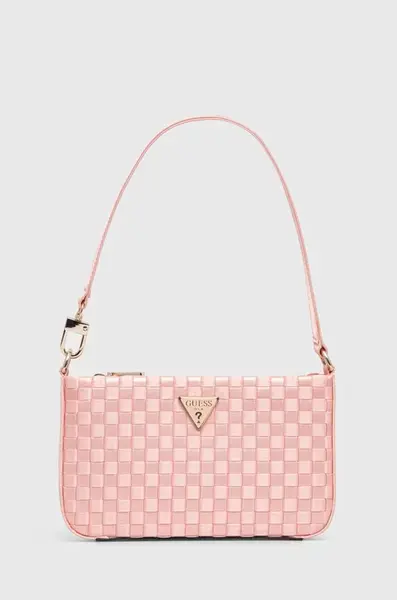 Kabelka Guess TWILLER růžová barva, HWWG93 10720