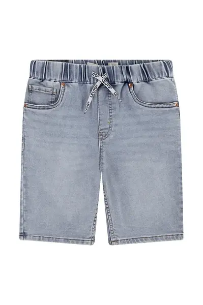 Dětské riflové kraťasy Levi's LVB SKINNY DOBBY SHORT