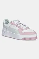 Dětské sneakers boty Puma Carina Street Jr růžová barva