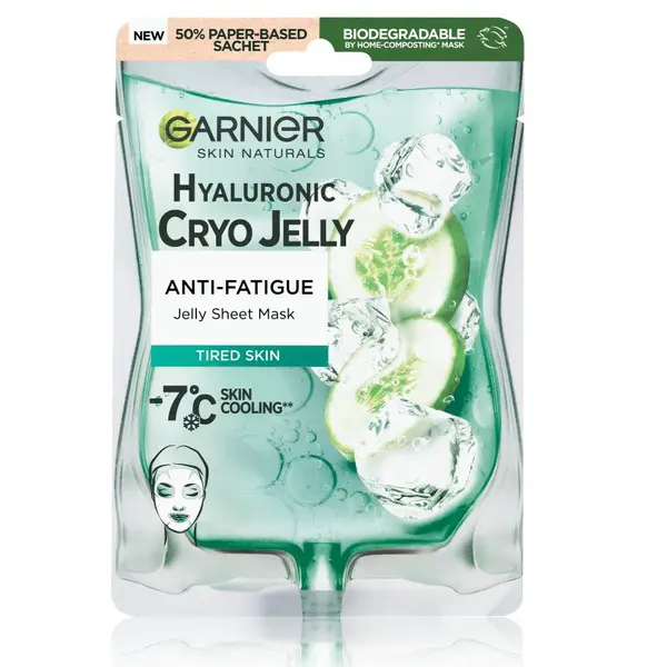 Garnier Skin Naturals Cryo Jelly Gelová pleťová maska chladivá 27 g