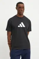 Bavlněné tričko adidas Future Icons černá barva, s potiskem, JI8770