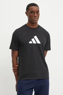 Bavlněné tričko adidas Future Icons černá barva, s potiskem, JI8770