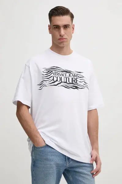 Bavlněné tričko Versace Jeans Couture