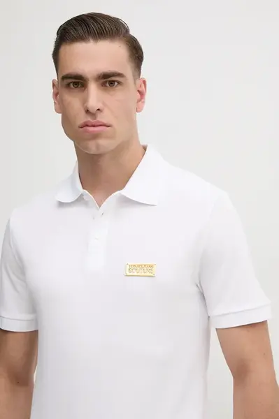 Bavlněné polo tričko Versace Jeans Couture