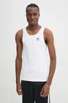 Top adidas Originals Essential pánský, béžová barva, IY7366