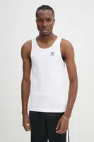 Top adidas Originals Essential pánský, béžová barva, IY7366