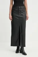 Sukně Levi's černá barva, maxi, A9309