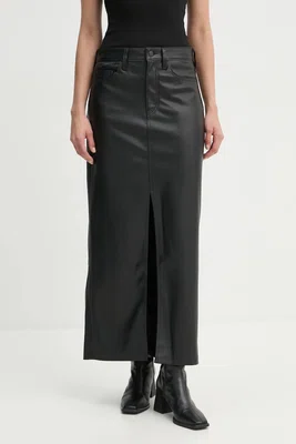 Sukně Levi's černá barva, maxi, A9309