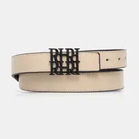 Oboustranný kožený pásek Pedro del Hierro dámský, béžová barva, 4698164
