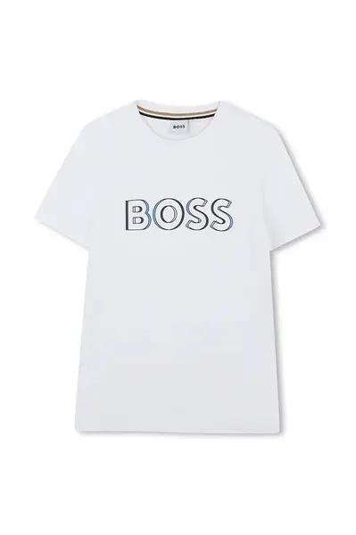 Dětské bavlněné tričko BOSS